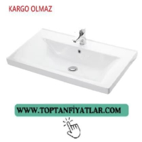 100-Cm ETEJER LAVABO TAŞI-(-KARE-)